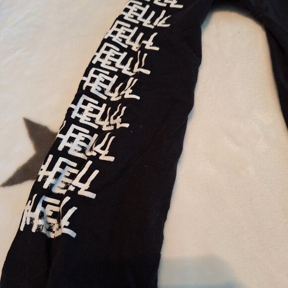 Trevor Element Long Sleeve T-Shirt Hell On Sleeve‎ Size Medium Horror Metal Rock - Picture 3 of 7